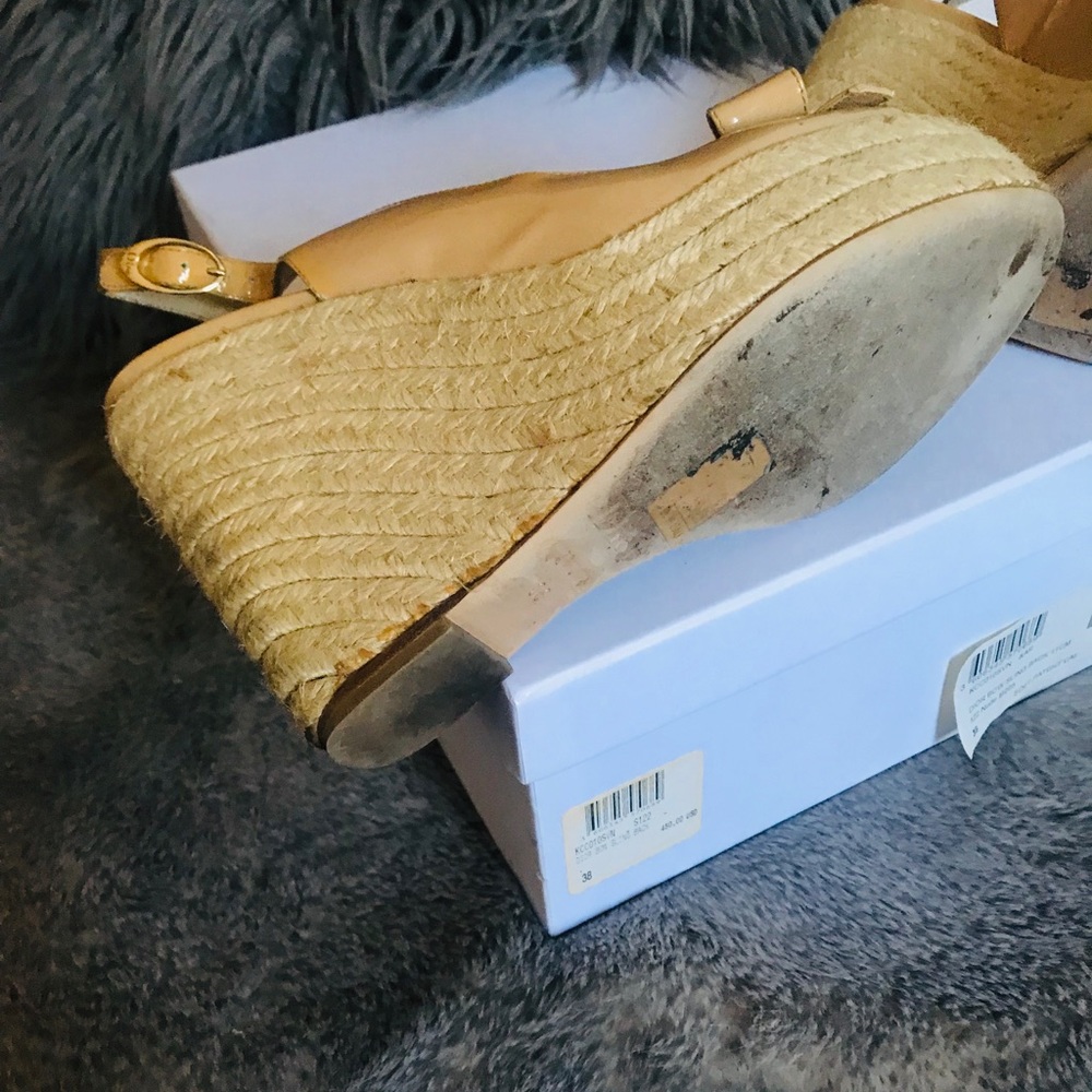 Christian Dior authentic Bow Sling Back Wedges size 38 - Picture 6 of 13